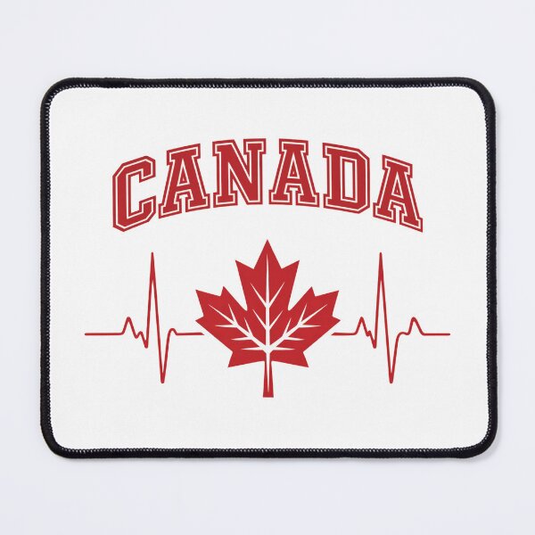 Item preview, Canada Maple Leaf Beating Heart EKG designed and sold by DESTINATIONS DECAL.