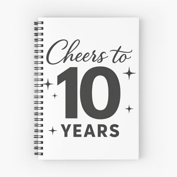 Item preview, Cheers to 10 Years – Funny 10th Birthday / Anniversary Celebration Design designed and sold by rushaib.