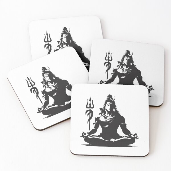 Item preview, English: Meditating Lord Shiva - Yoga and Spiritual Zen Art ​Français: Seigneur Shiva en Méditation - Art Spirituel et Yoga designed and sold by  Multi creative .