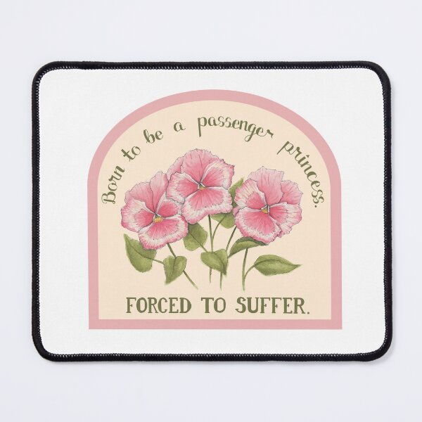Item preview, Born to be a Passenger Princess. Forced to Suffer Pink Flowers designed and sold by NaughtyFlorals.