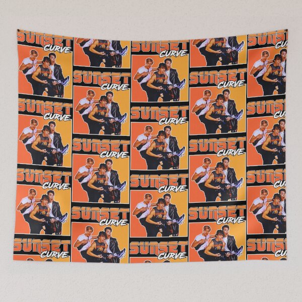 Item preview, Sunsets Curves Retro Design designed and sold by BOYSMHS2000.