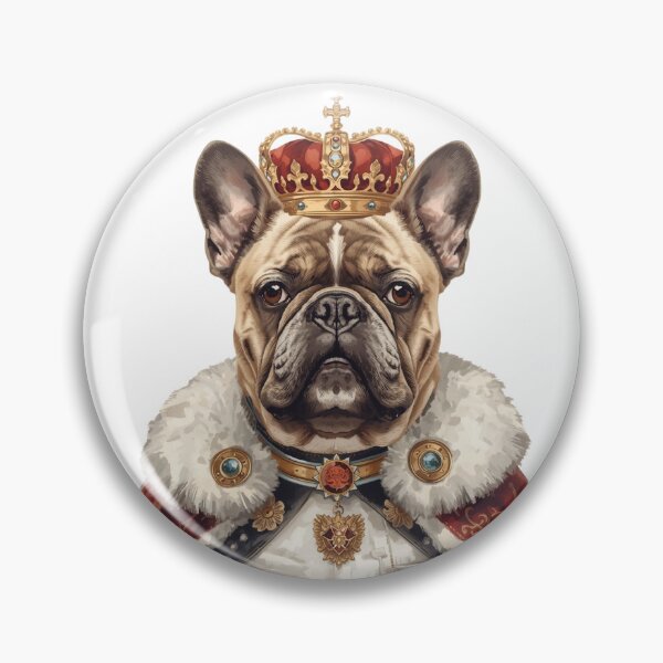 Item preview, French Bulldog Dressed as a King designed and sold by Soulstar Designs.
