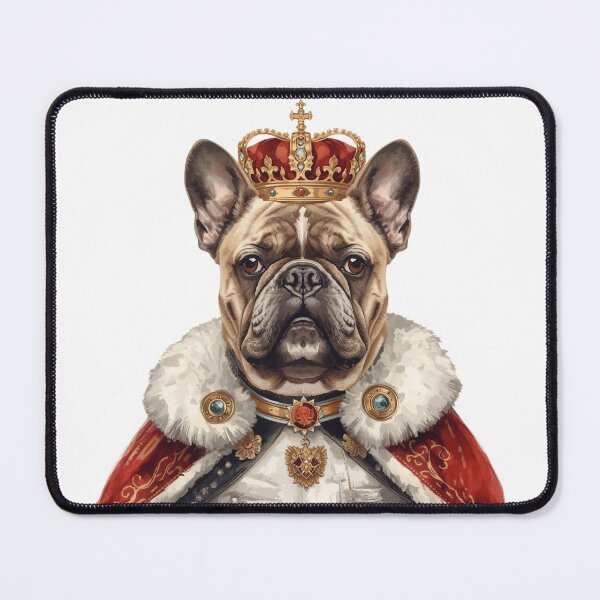 Item preview, French Bulldog Dressed as a King designed and sold by Soulstar Designs.