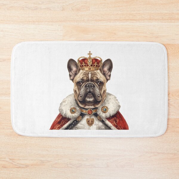 Item preview, French Bulldog Dressed as a King designed and sold by Soulstar Designs.