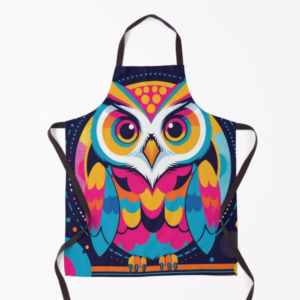 Artikelvorschau, Eule im Pop-Art-Stil entworfen und verkauft von Ayros Design .