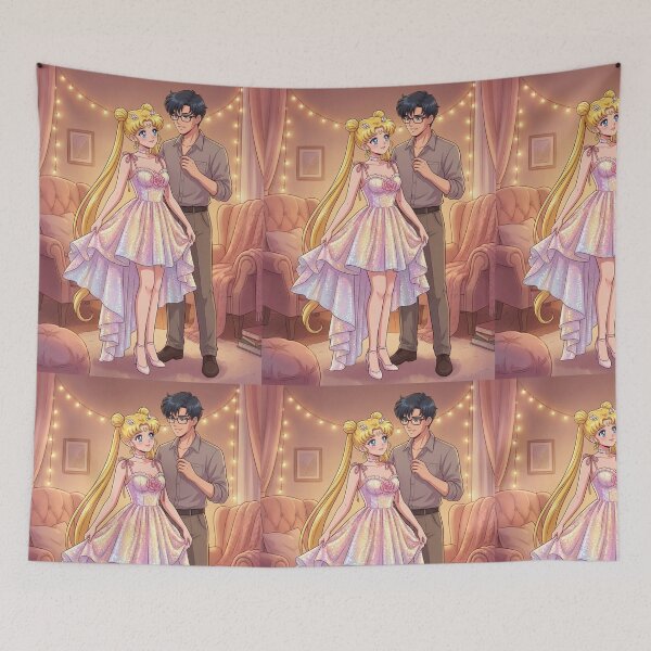 Item preview, Usagi and Mamoru designed and sold by Solace Sparkles.