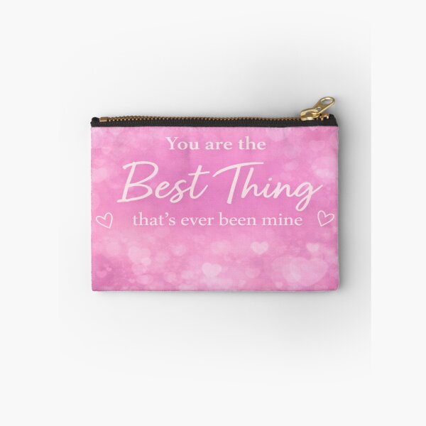 Item preview, You Are The Best Thing Romantic Love Quote Aesthetic Pink Design designed and sold by SSVSTICKERS.