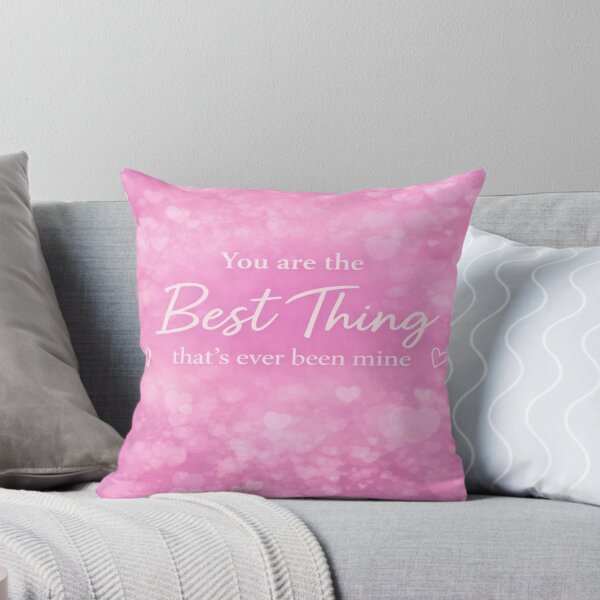 Item preview, You Are The Best Thing Romantic Love Quote Aesthetic Pink Design designed and sold by SSVSTICKERS.
