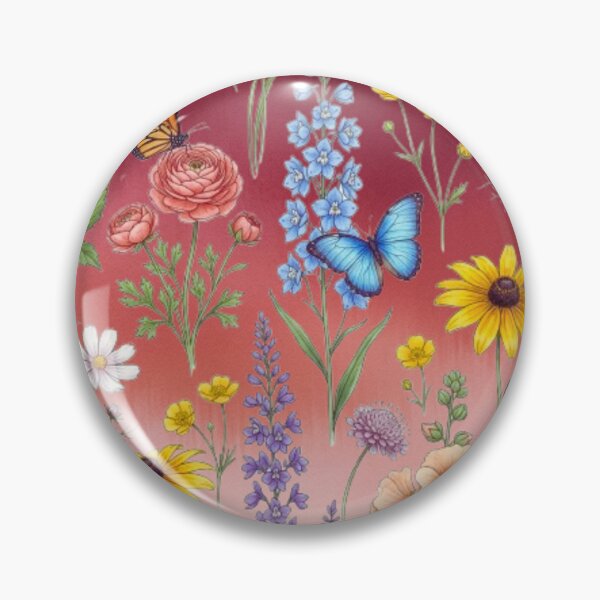 Item preview, Maximalist Floral & Butterfly Art designed and sold by BLUESKY11a.