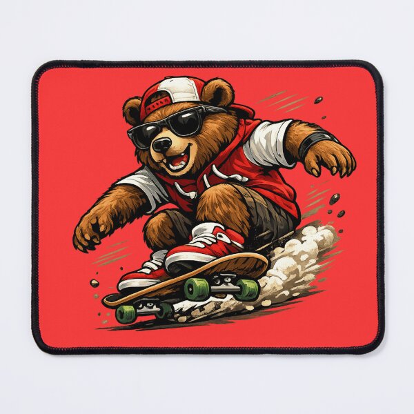 Item preview, Bear On A Skateboard designed and sold by McThingummy.