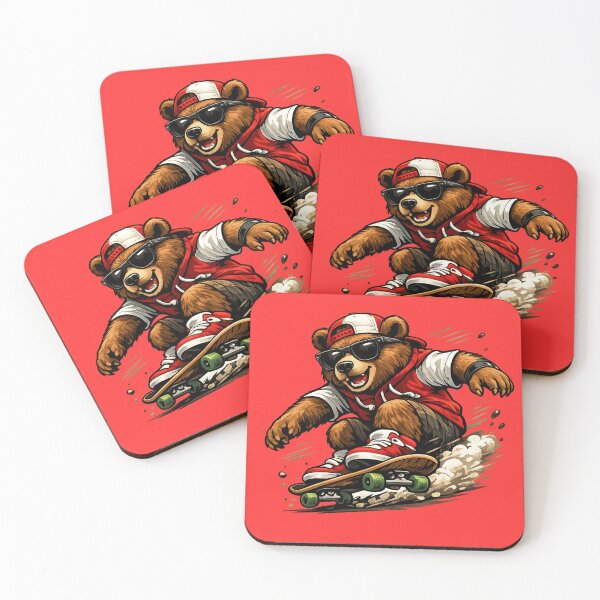 Item preview, Bear On A Skateboard designed and sold by McThingummy.