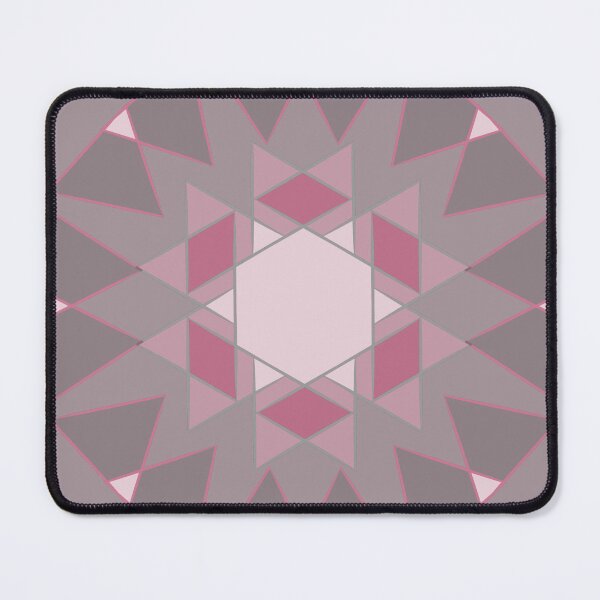 Item preview, Geometric Rose Mandala Pattern" veya "Modern Dusty Pink & Grey Symmetry designed and sold by SahmatArt.