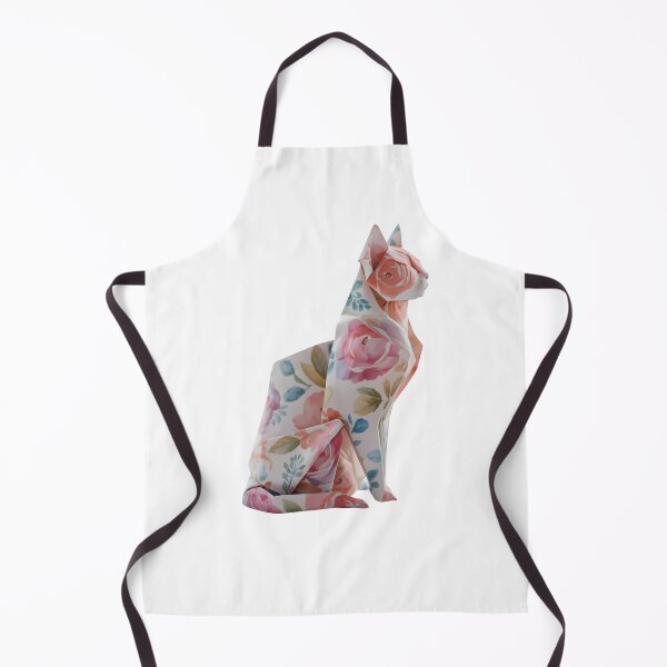 Item preview, Origami cat with flowers designed and sold by uunaa.