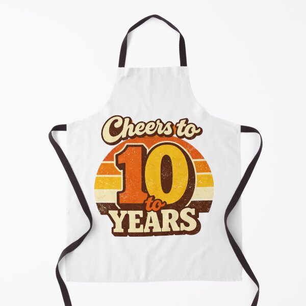 Item preview, Cheers to 10 Years – Funny 10th Birthday / Anniversary Celebration Design designed and sold by rushaib.