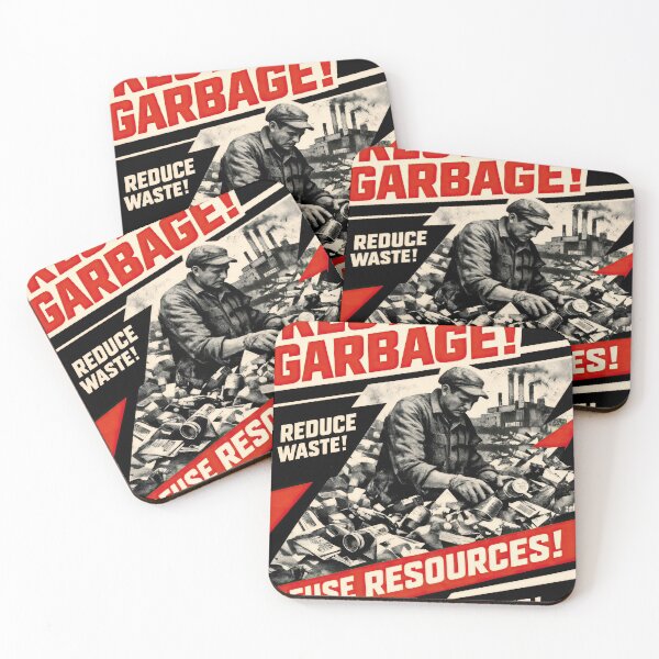 Item preview, Recycle for Tomorrow – Propaganda Style designed and sold by ForeverPrintsOK.