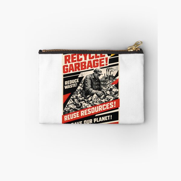 Item preview, Recycle for Tomorrow – Propaganda Style designed and sold by ForeverPrintsOK.