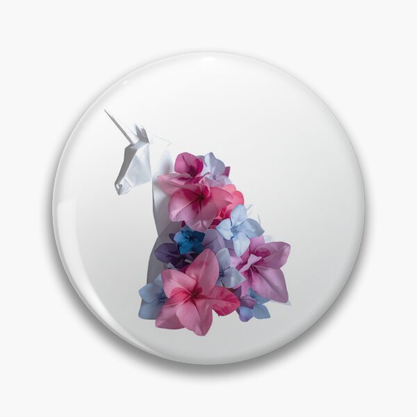Item preview,  Origami unicorn with flowers designed and sold by uunaa.