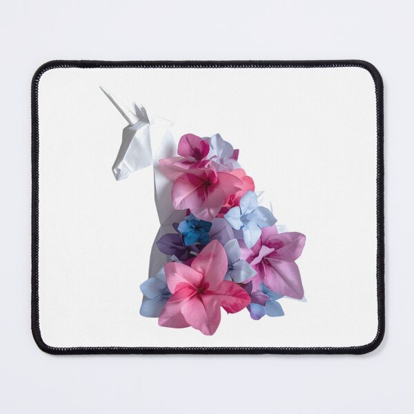Item preview, Origami unicorn with flowers designed and sold by uunaa.