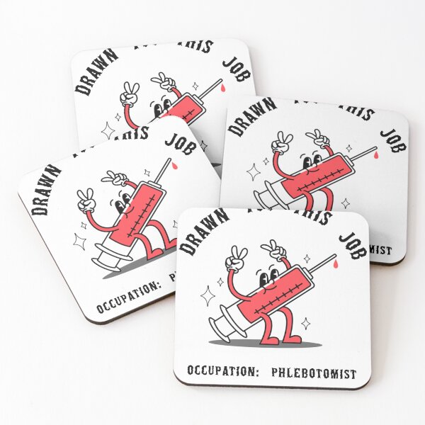 Item preview, Drawn To This Job Occupation Phlebotomist Funny designed and sold by RShulver24.