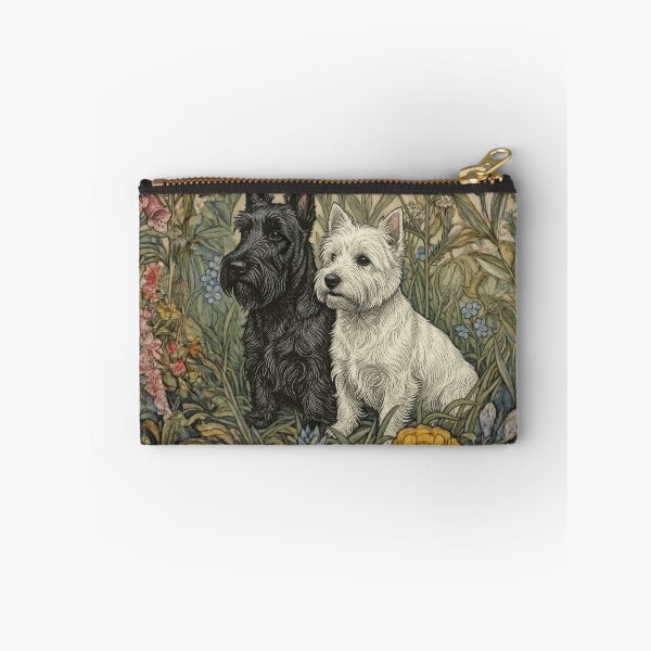 Item preview, Scottie Westie Dogs William Morris Cottagecore Art designed and sold by AntiqueImages.