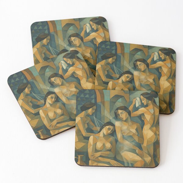 Item preview, Hammam Ritual. Geometric Abstract Women! designed and sold by SabPucci.