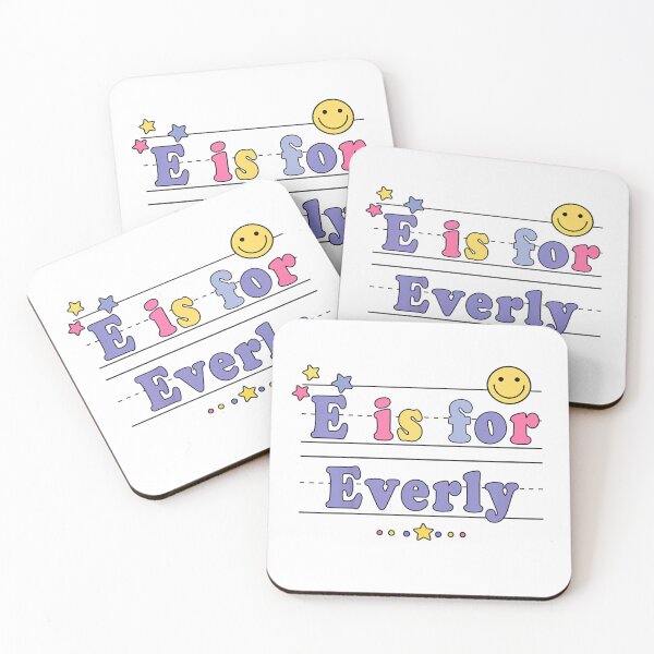 Item preview, Personalized Name E is for Everly Colorful Kindergarten School Student Back To School designed and sold by DuneHaicna.