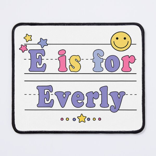 Item preview, Personalized Name E is for Everly Colorful Kindergarten School Student Back To School designed and sold by DuneHaicna.