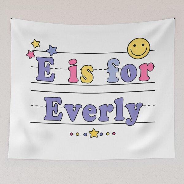 Item preview, Personalized Name E is for Everly Colorful Kindergarten School Student Back To School designed and sold by DuneHaicna.