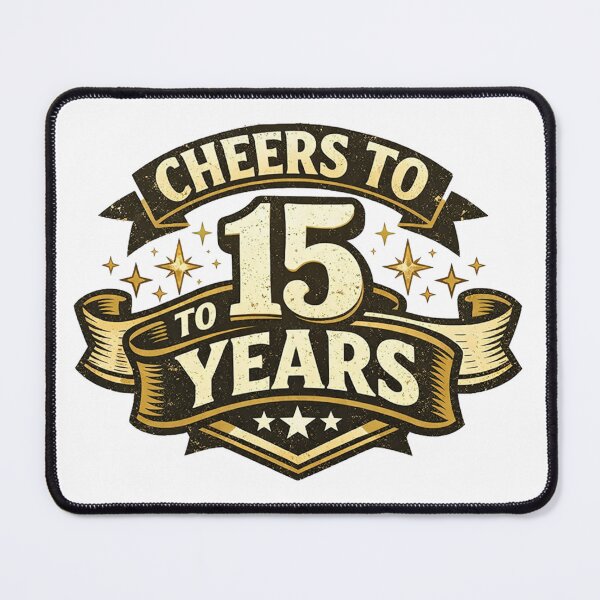 Item preview, Cheers to 15 Years – Funny 15th Birthday / Anniversary Celebration Design designed and sold by rushaib.