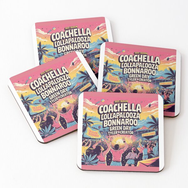 Item preview, Music Festival Season Poster | Coachella Lollapalooza Bonnaroo Outside Lands Art Print designed and sold by Ulikedigital14.