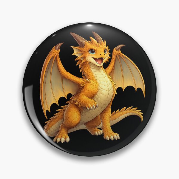 Item preview, Golden Sky Dragon – Teen Glow Up Fantasy Dragon  designed and sold by Hatchling Hollow.