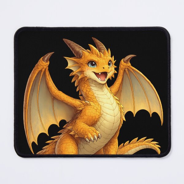 Item preview, Golden Sky Dragon – Teen Glow Up Fantasy Dragon designed and sold by Hatchling Hollow.