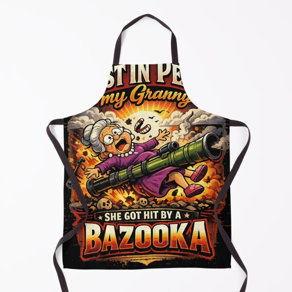 Item preview, Tiktok Meme Granny Bazooka Joke designed and sold by FootballThreads.