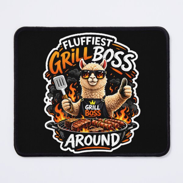 Item preview, Alpaca Grill Boss - Funny BBQ Design for Grill Lovers designed and sold by PeteLawliiet.
