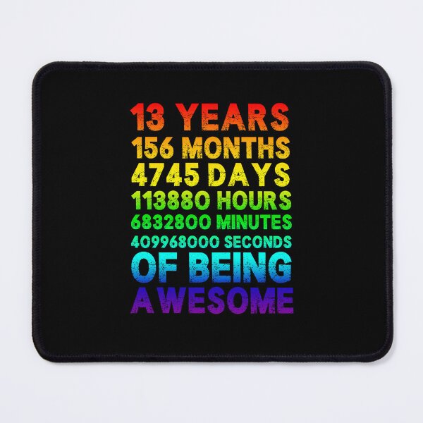 Item preview, 13 Years of Being Awesome - Official Teen Birthday Milestone Design designed and sold by Sun Sand & Sea Art.