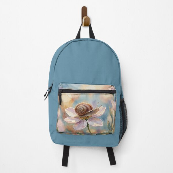 Item preview, Delicate Snail on Pink Blossom in Soft Pastel Dreamlight designed and sold by FotoworldEdel.