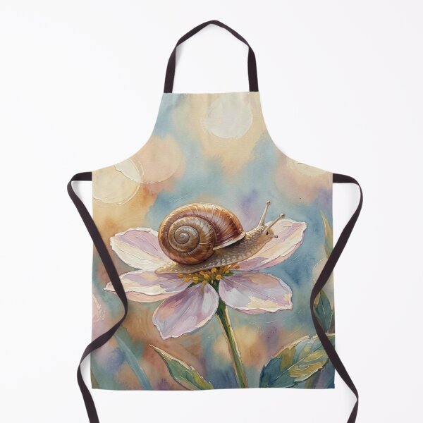 Item preview, Delicate Snail on Pink Blossom in Soft Pastel Dreamlight designed and sold by FotoworldEdel.