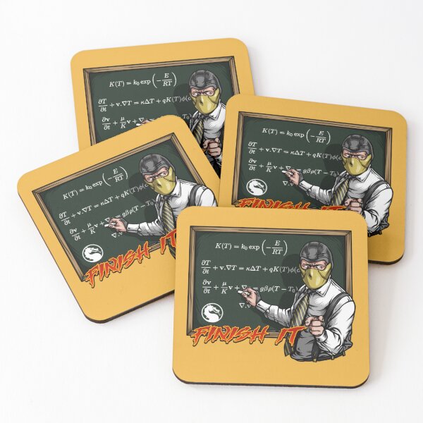 Item preview, Professor of Combat Math - Finish It Chalkboard designed and sold by MrGlayga.