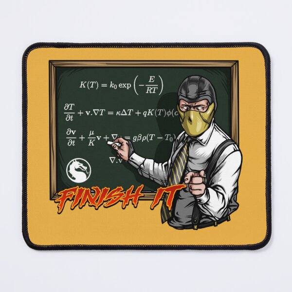 Item preview, Professor of Combat Math - Finish It Chalkboard designed and sold by MrGlayga.