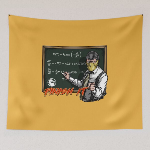 Item preview, Professor of Combat Math - Finish It Chalkboard designed and sold by MrGlayga.