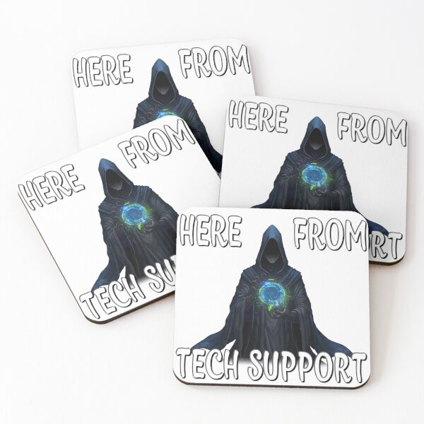Item preview, Here from Tech Support designed and sold by MSM Designs.