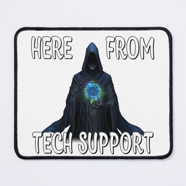 Item preview, Here from Tech Support designed and sold by MSM Designs.