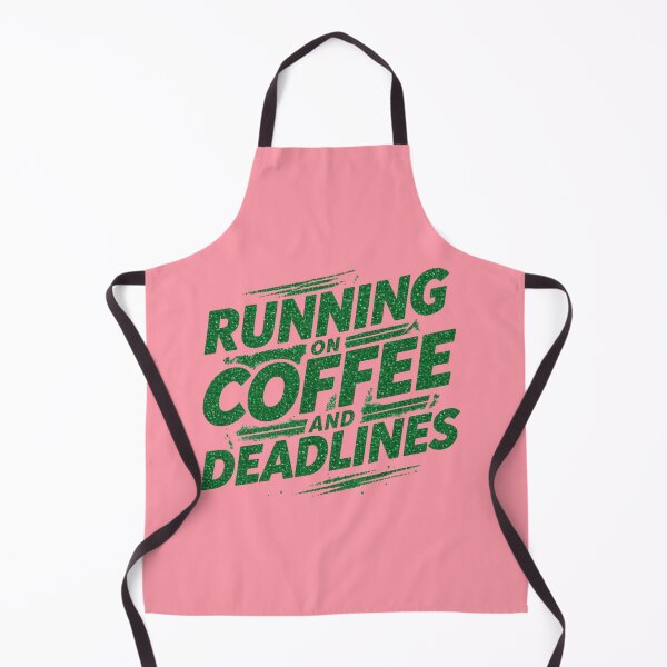 Item preview, “Running on coffee and deadlines.” - Ruddy designed and sold by Grixel's Paang Gala Shop.