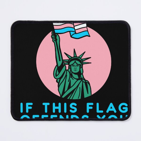 Item preview, if this flag offends you i'll help you pack (trans rights) designed and sold by remerasnerdas.
