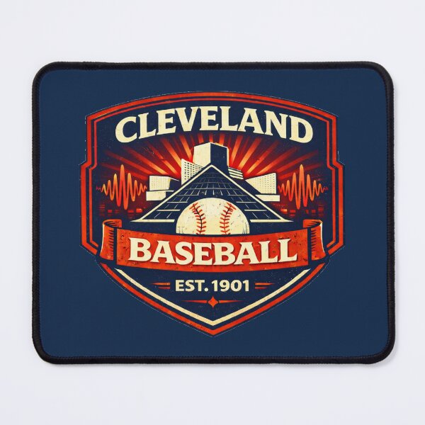 Item preview, Cleveland Baseball Rock and Roll Vintage Retro Wave Design designed and sold by GhostDawgs.