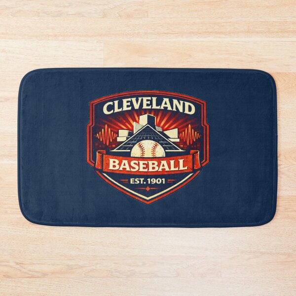 Item preview, Cleveland Baseball Rock and Roll Vintage Retro Wave Design designed and sold by GhostDawgs.