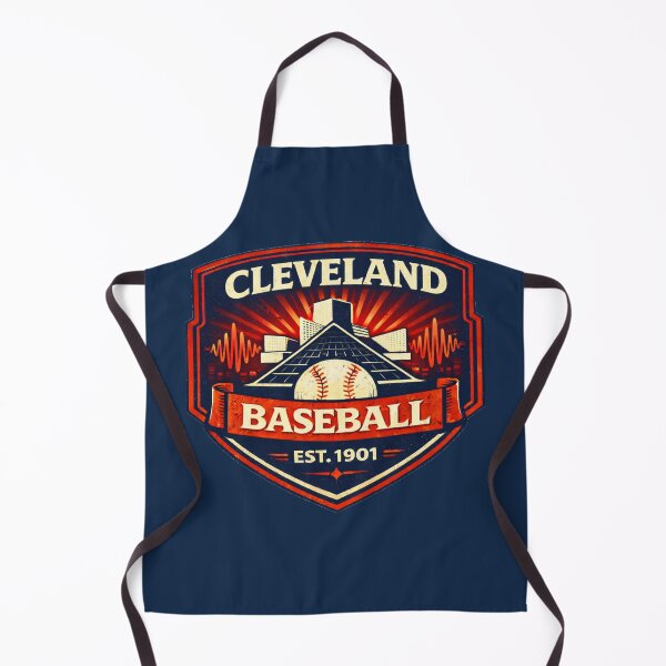 Item preview, Cleveland Baseball Rock and Roll Vintage Retro Wave Design designed and sold by GhostDawgs.