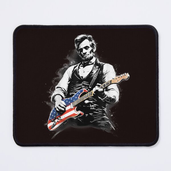 Item preview, Abraham Lincoln Abe Lincoln Playing Guitar designed and sold by randomslife.