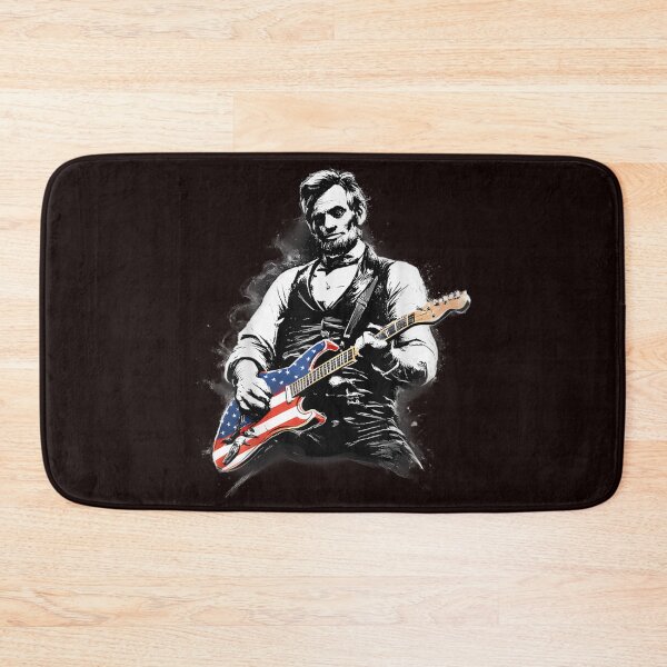 Item preview, Abraham Lincoln Abe Lincoln Playing Guitar designed and sold by randomslife.
