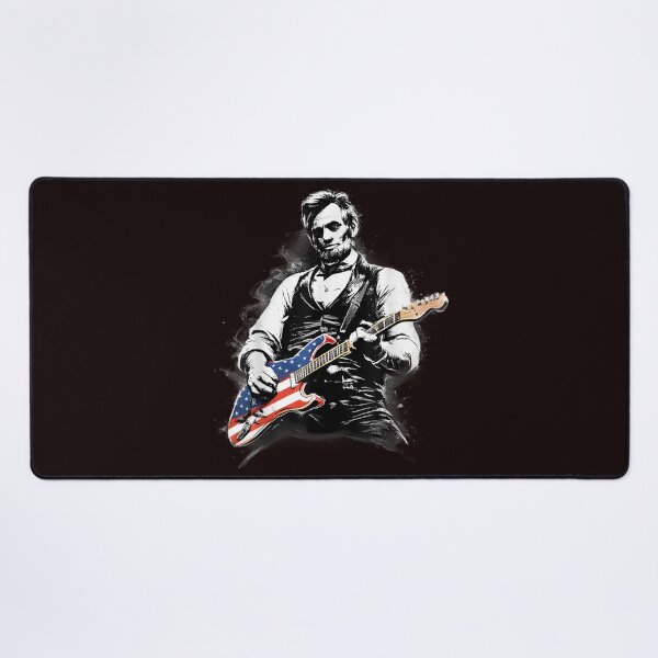 Item preview, Abraham Lincoln Abe Lincoln Playing Guitar designed and sold by randomslife.
